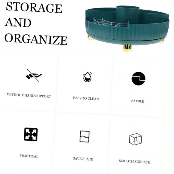 New Perfume Stand Organizer for Dresser Bathroom Trays for Counter Makeup - Picture 5 of 12